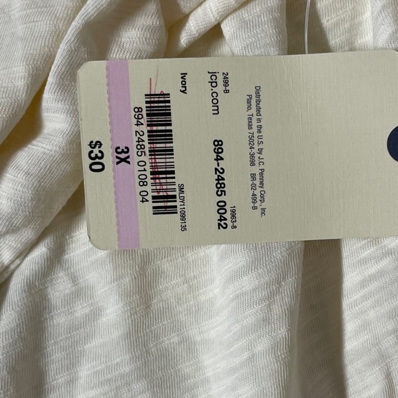 a new day Cream V-Neck Blouse - Picture 3 of 5